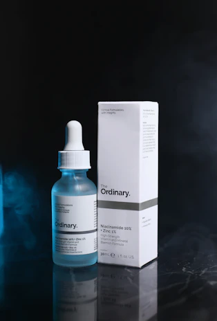 The ordinary skincare product is on display.