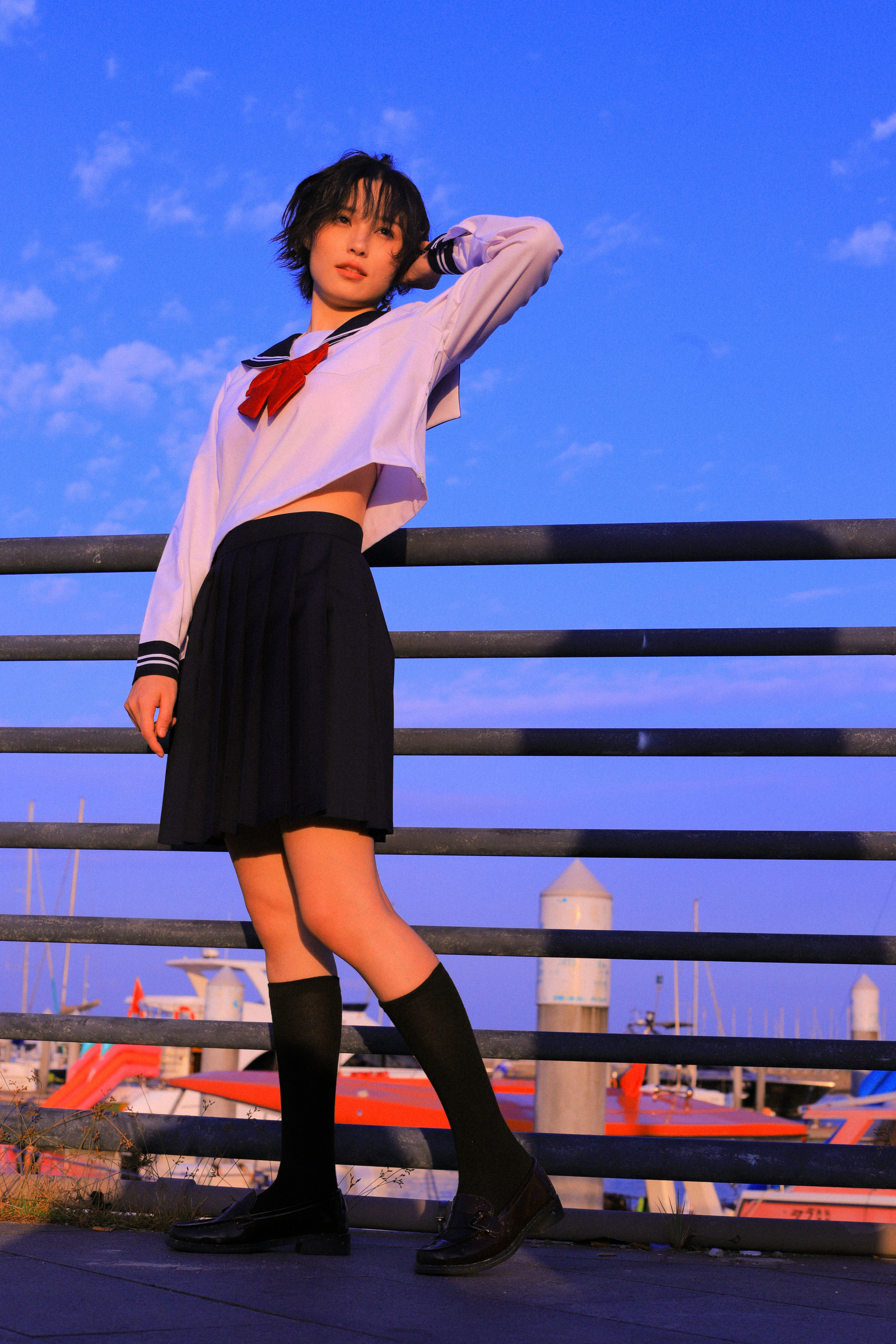 School uniform inspired photoshoot