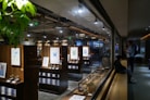 An art gallery displays paintings and artwork.