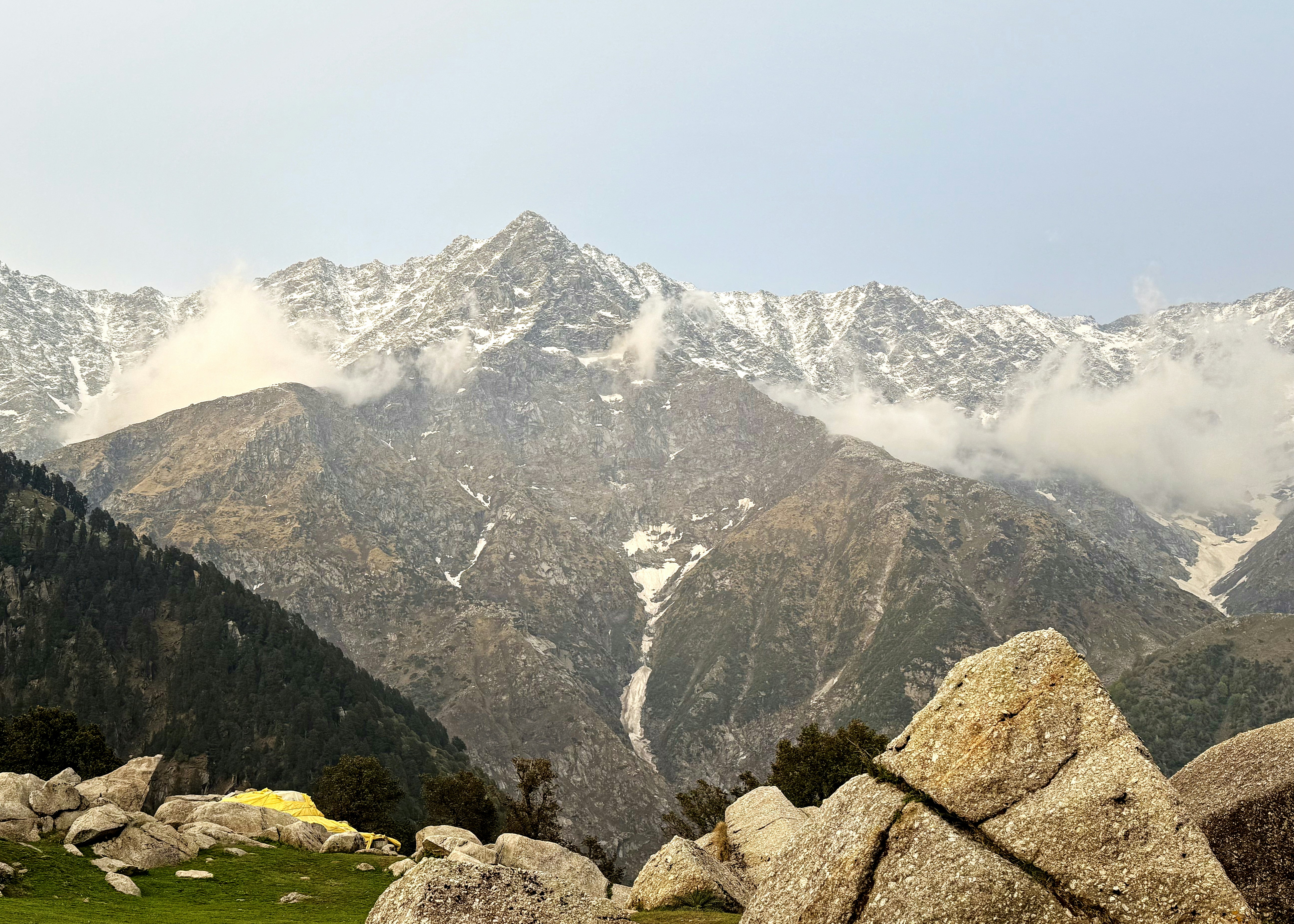 Trekking to Triund