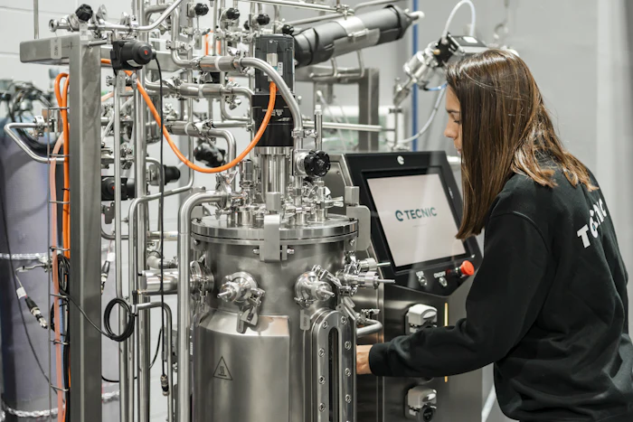 Laboratorio con biorreactor