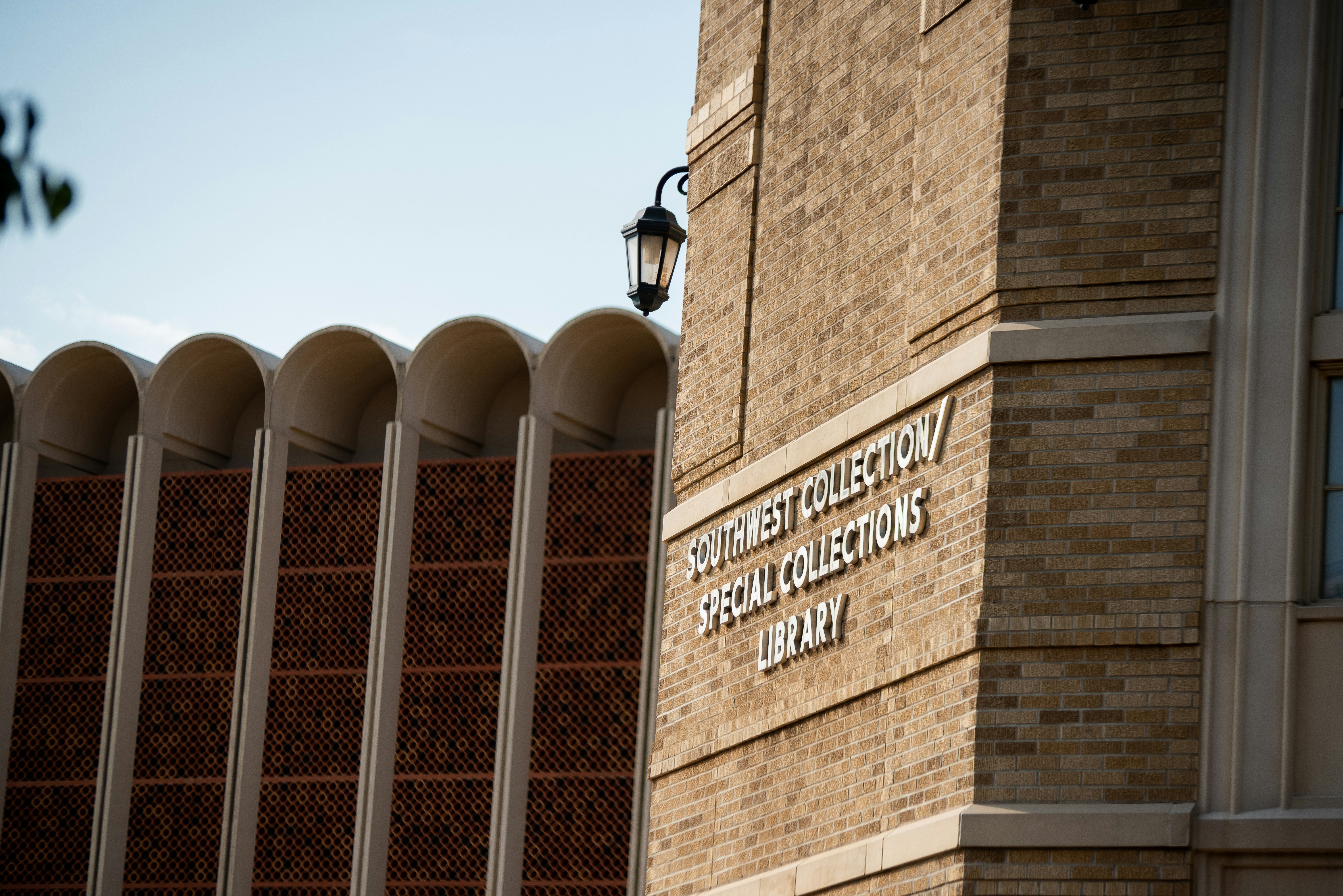 The image depicts the southwest collection library.