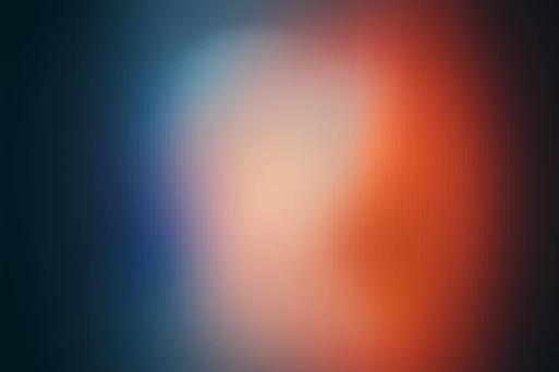 Blurred blue, white, and red colors