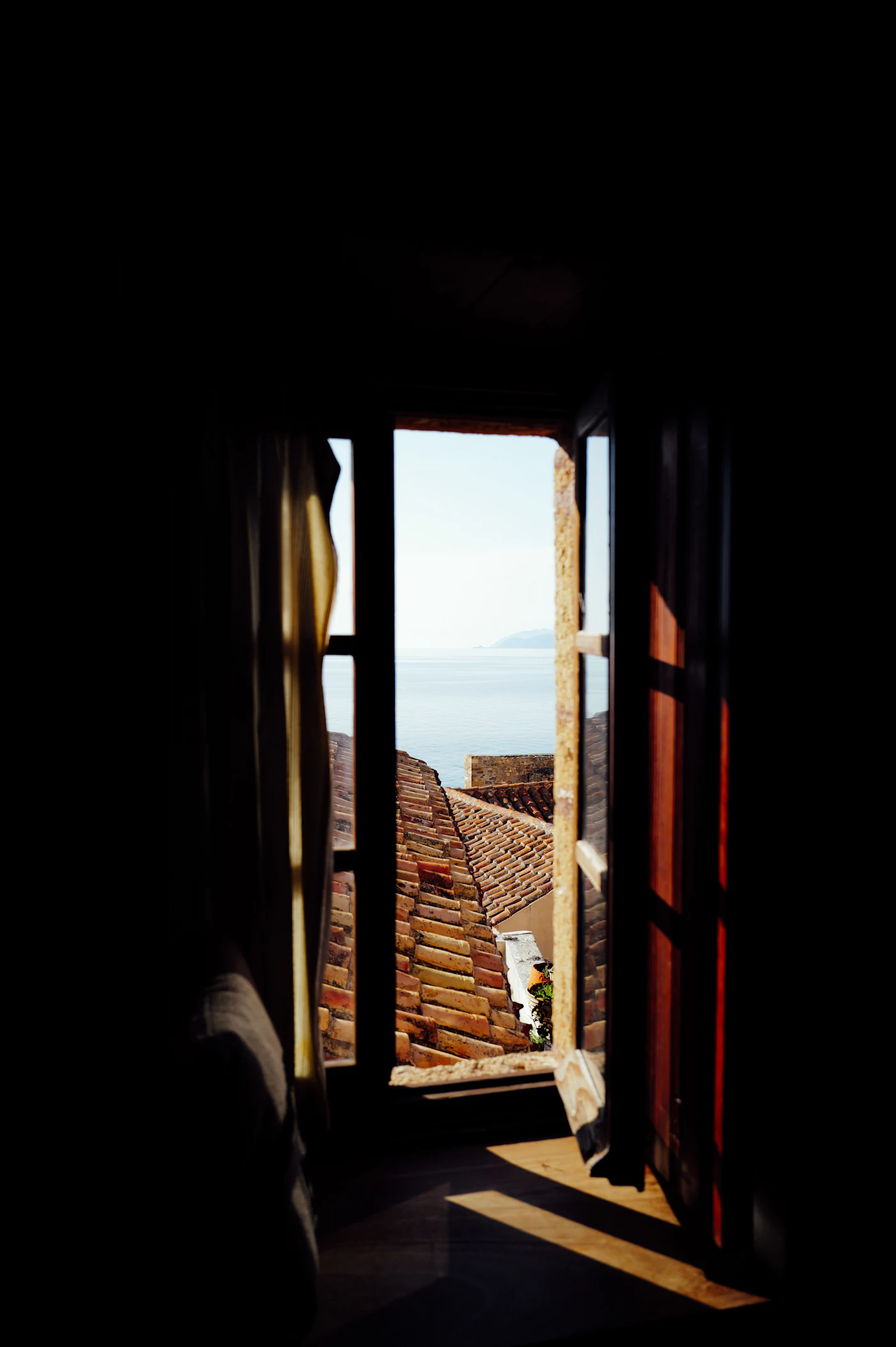 Vista mediterránea desde un alojamiento