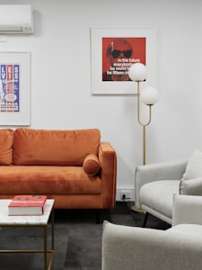 Terracotta and sage tones interior