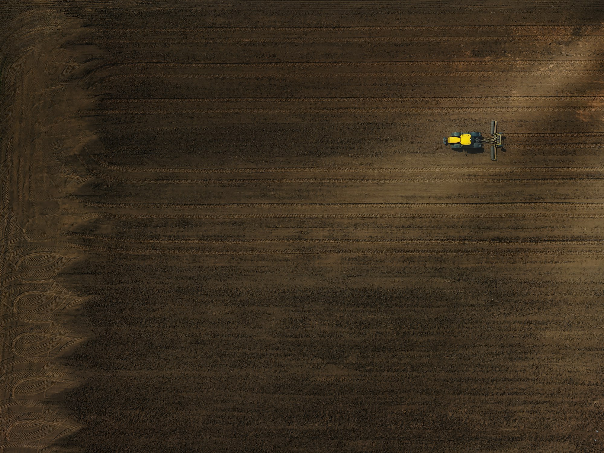 Luftbild Feldstruktur (Präzision)