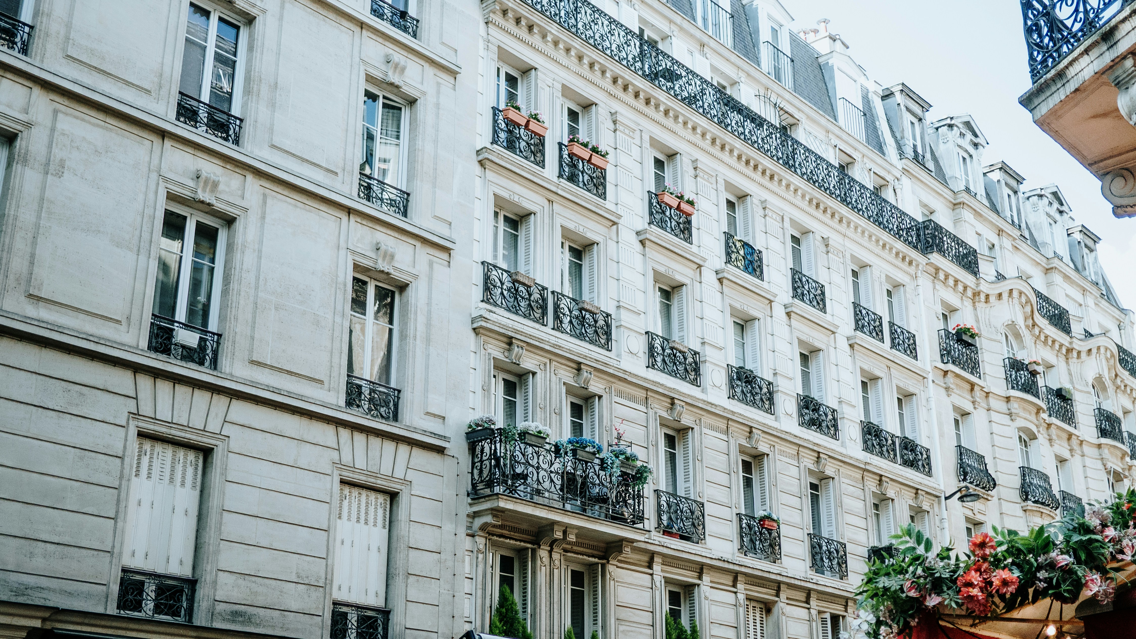 Elegant parisian buildings showcase classic architecture. photo – Free Paris  Image on Unsplash, image size:3000x1688