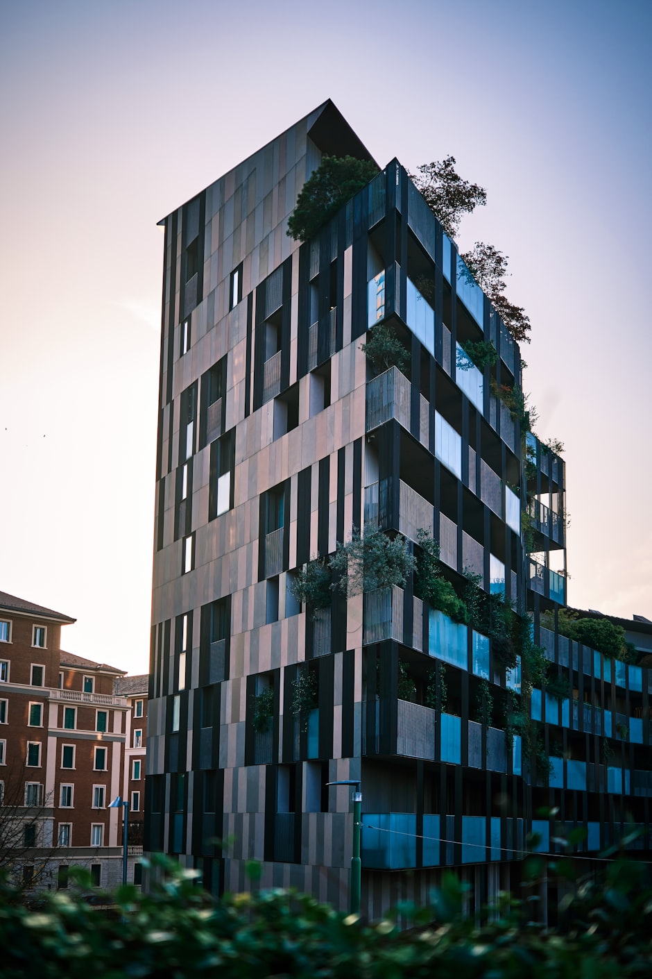 Modern residential building in Argentina