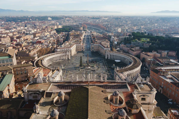 St. Peter's Square from above