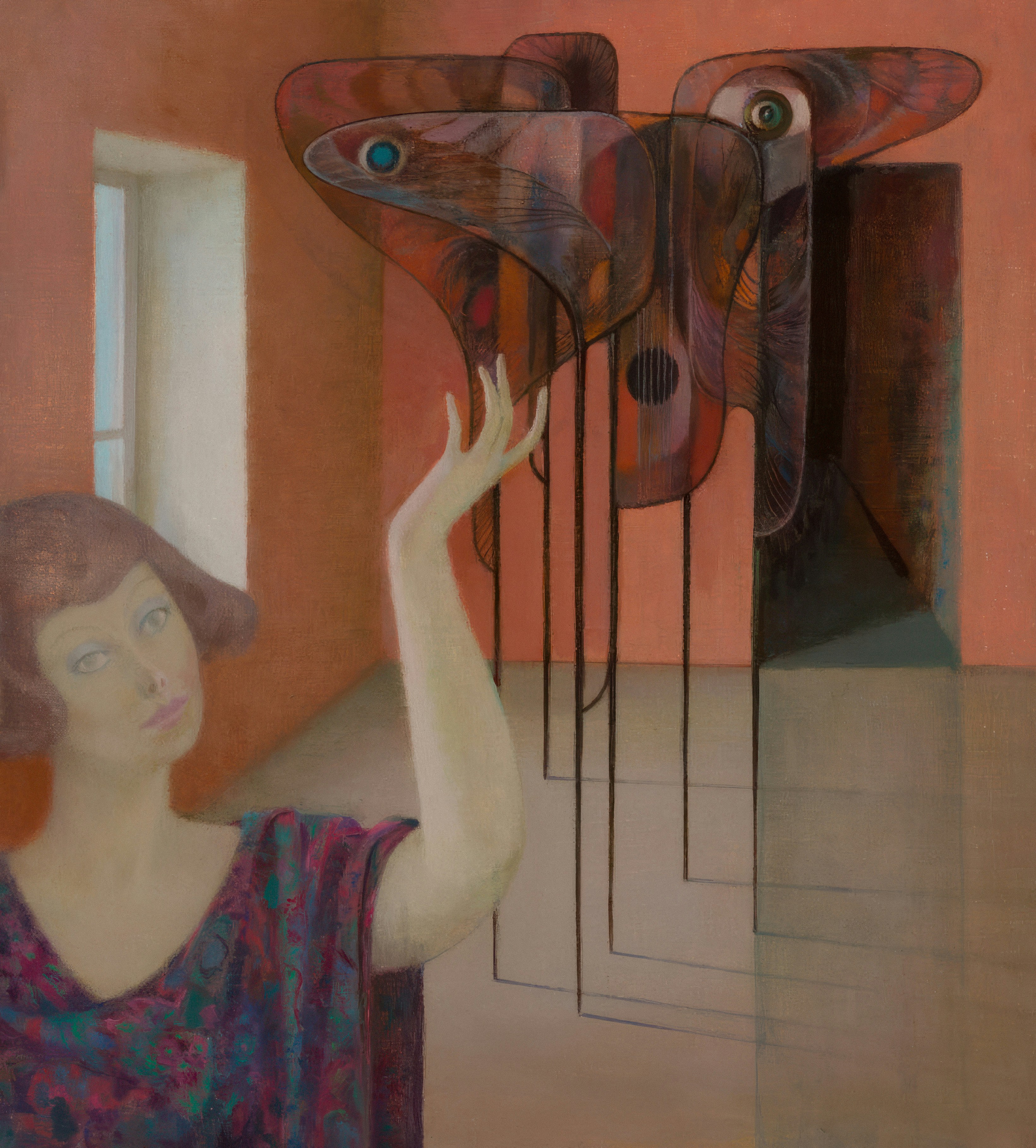 woman portrait interior
