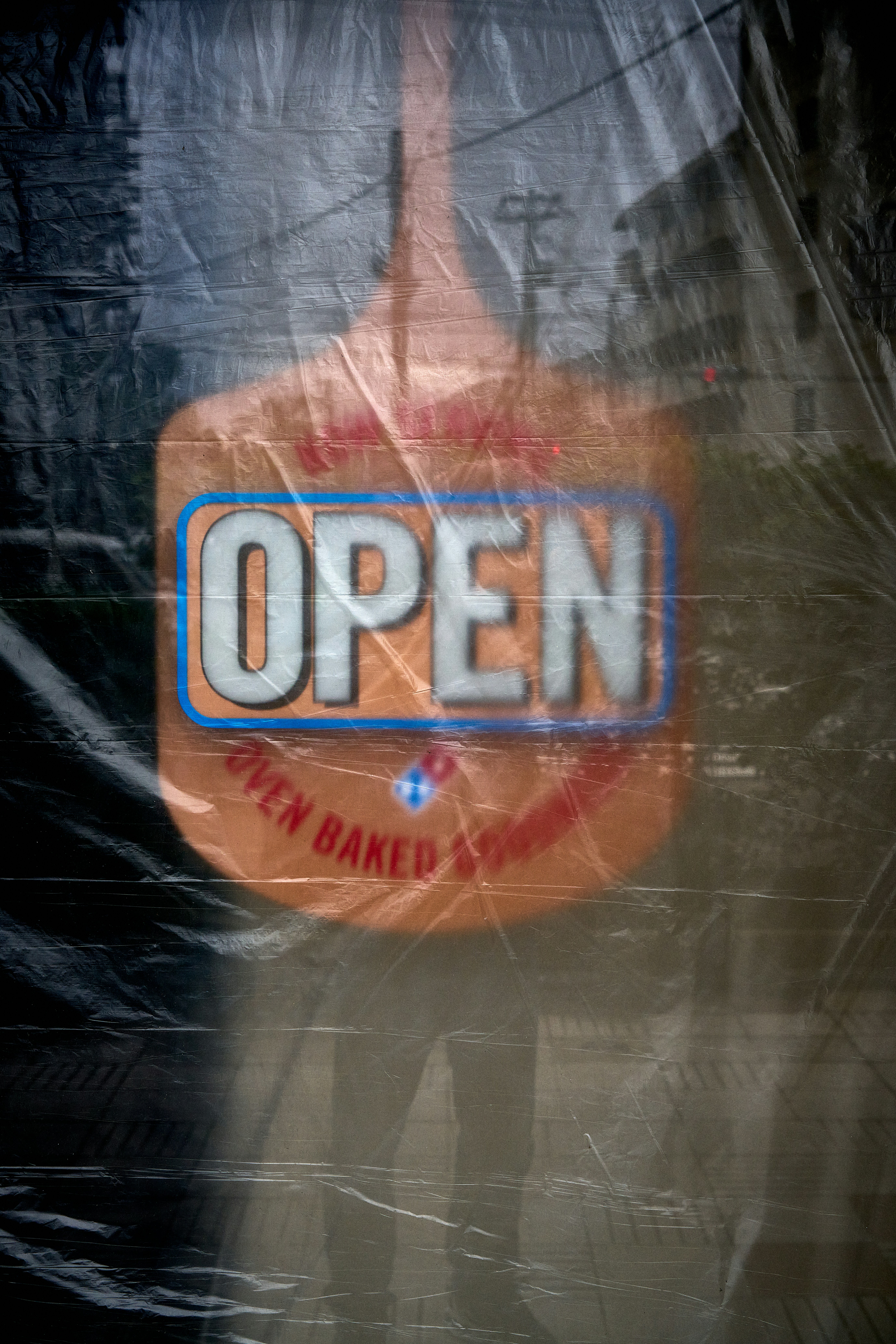 Die Pizzeria ist geöffnet.