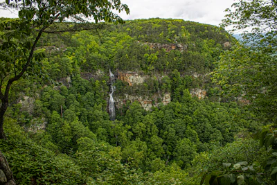 Clayton GA mountain waterfall