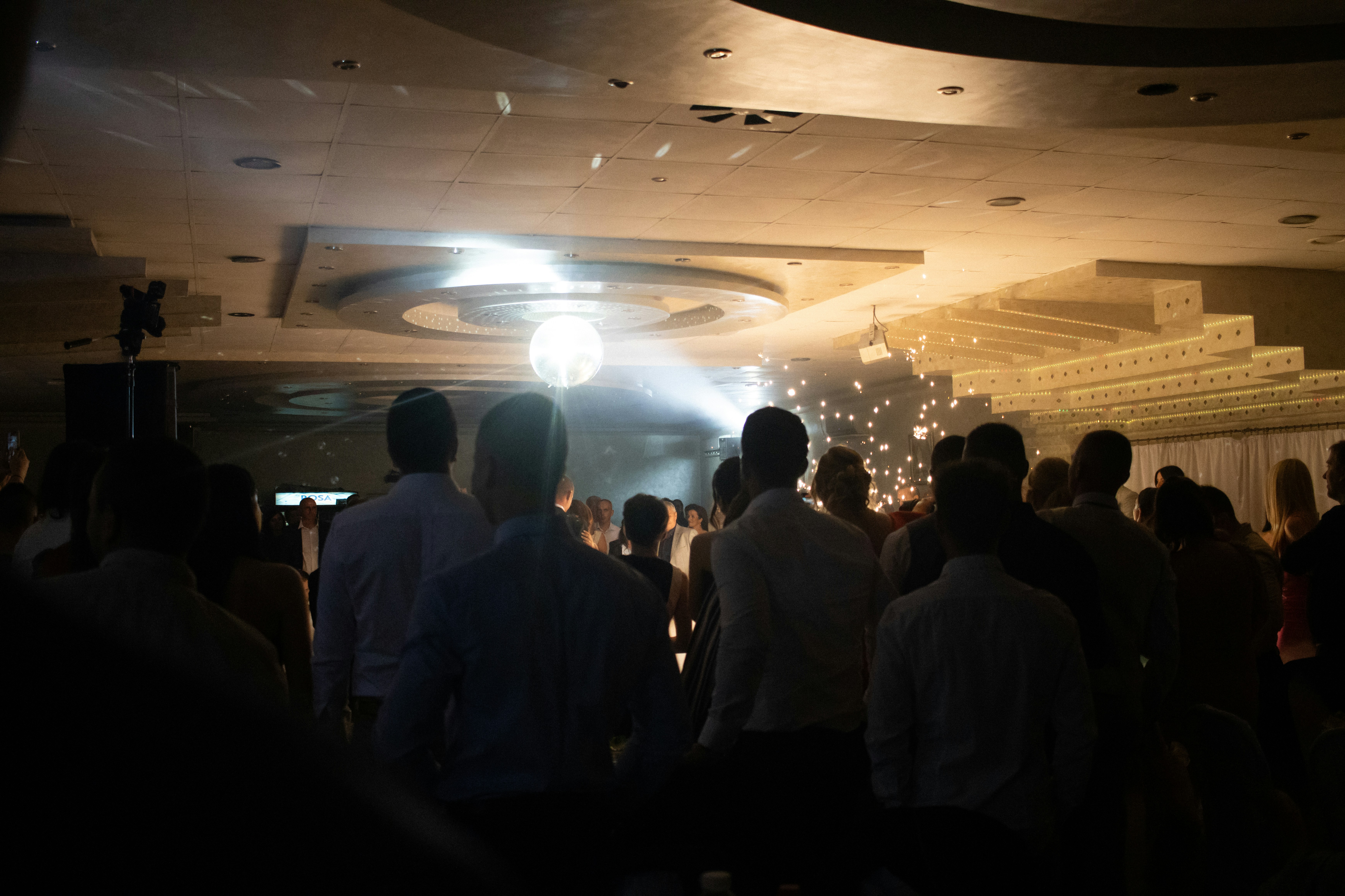 Film-style wedding glow