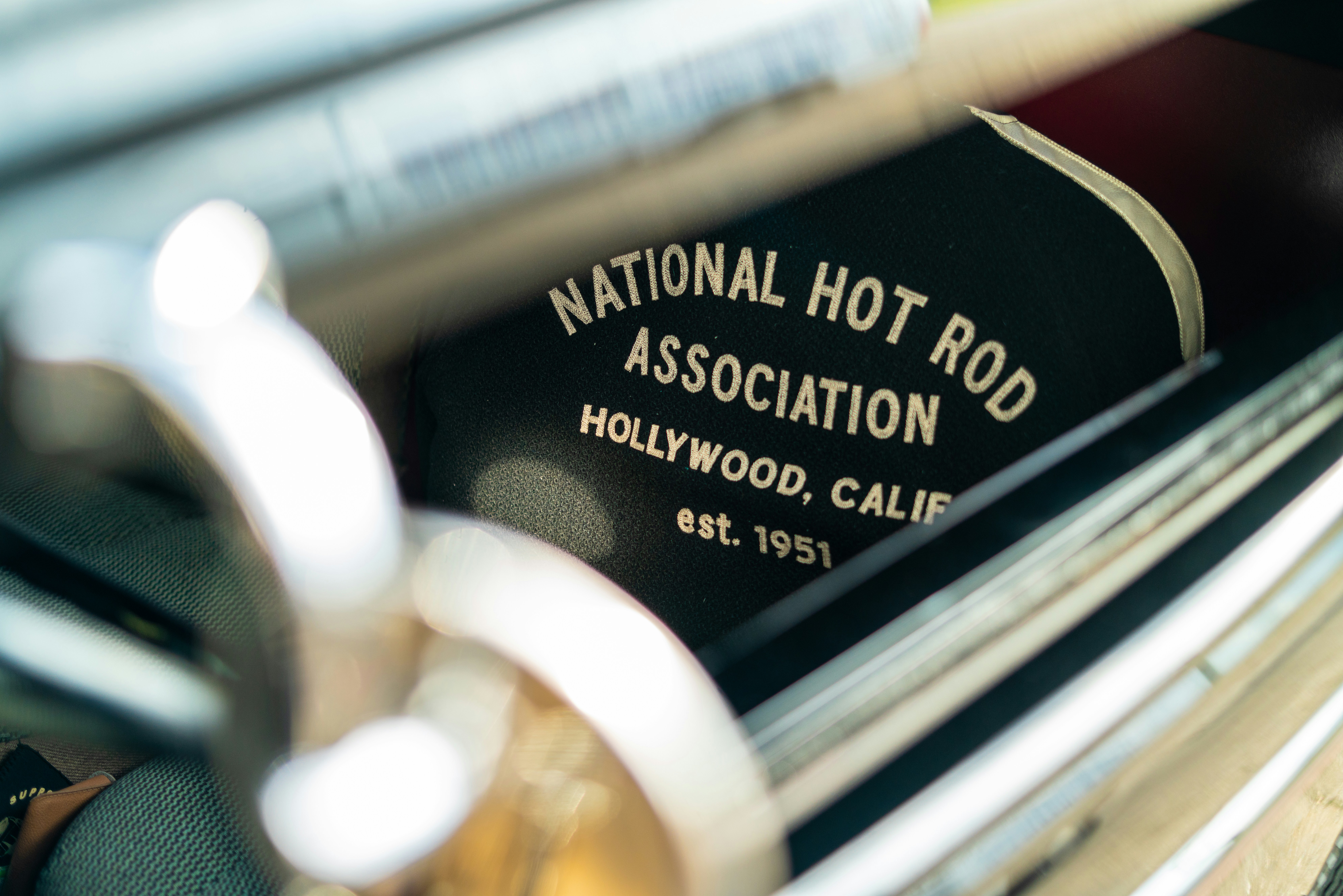 National hot rod association logo is visible.