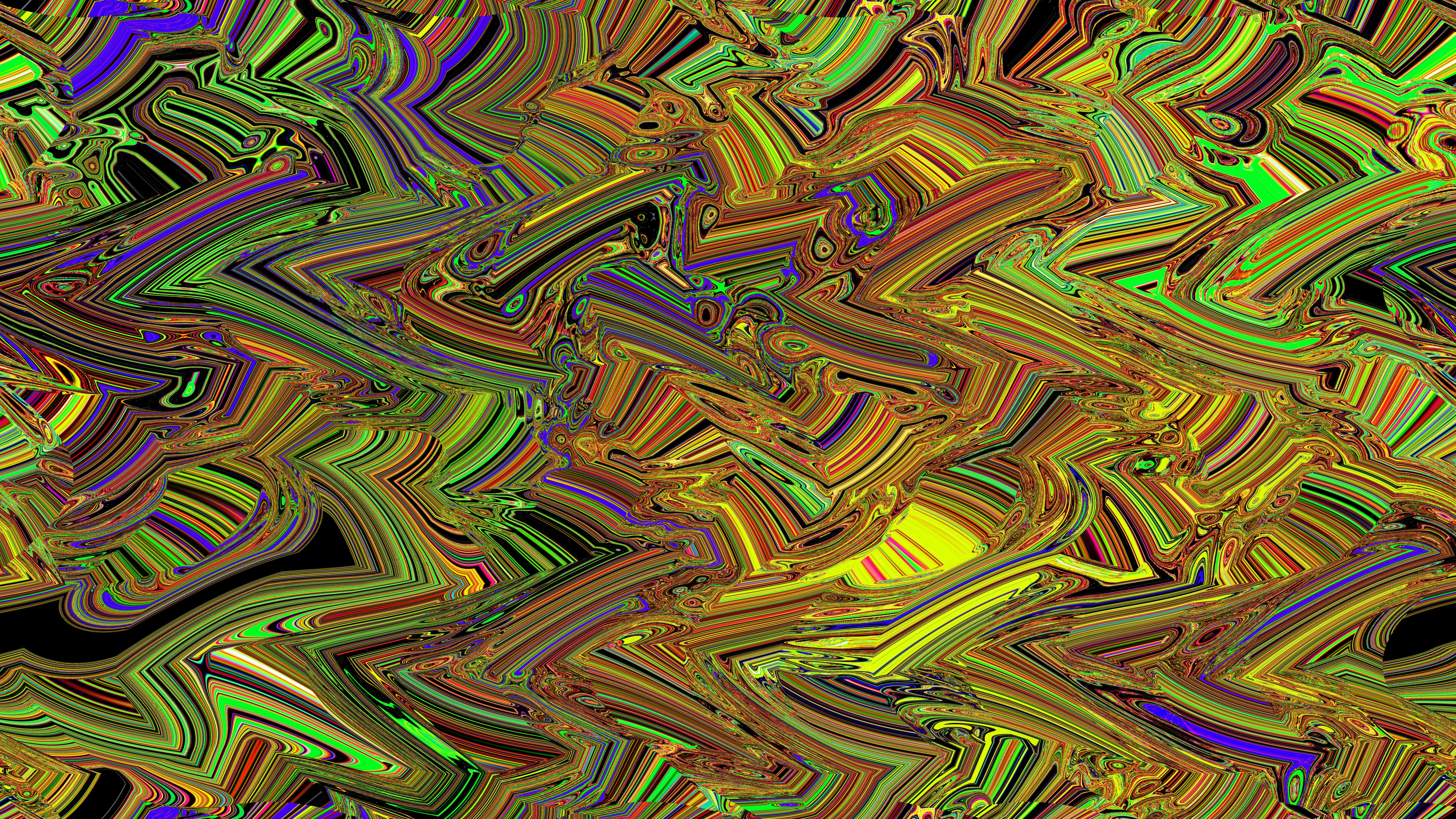 Abstract artwork with distorted, colorful lines. photo – Free Abstract ...