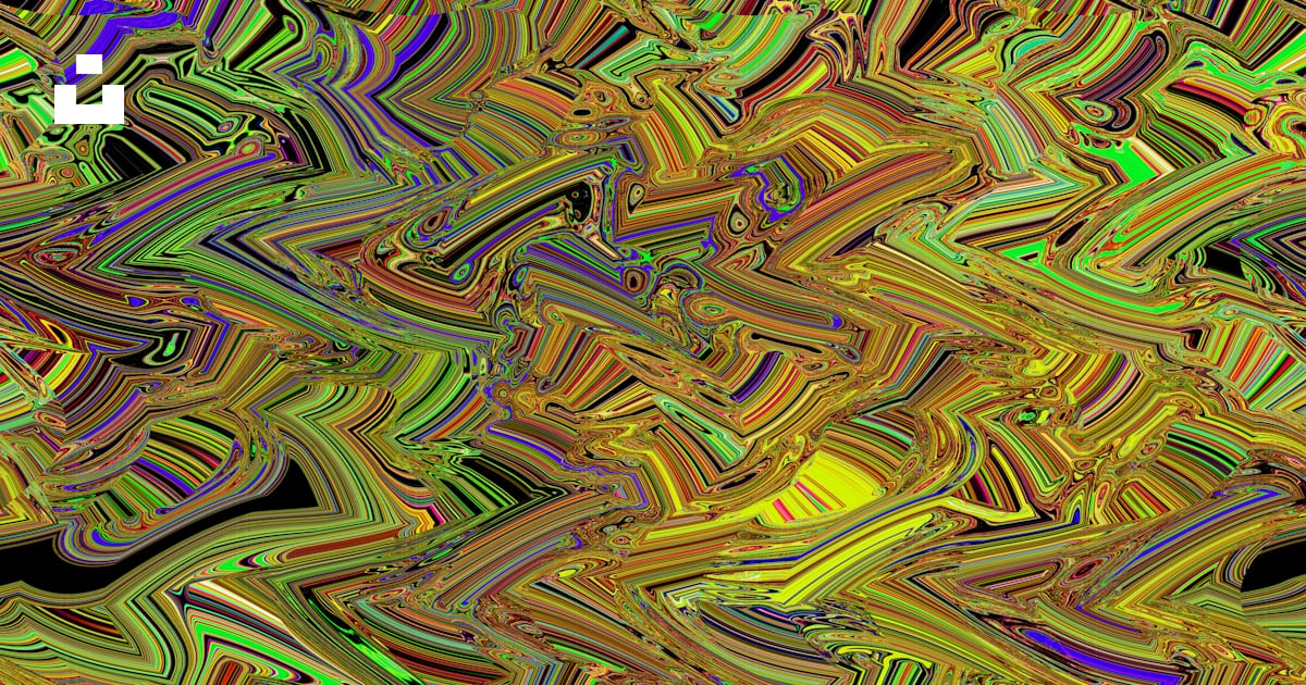 Abstract artwork with distorted, colorful lines. photo – Free Abstract ...