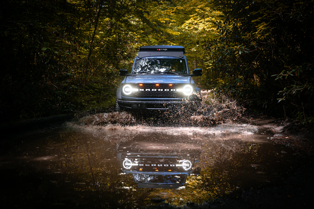 Ford Bronco on the move