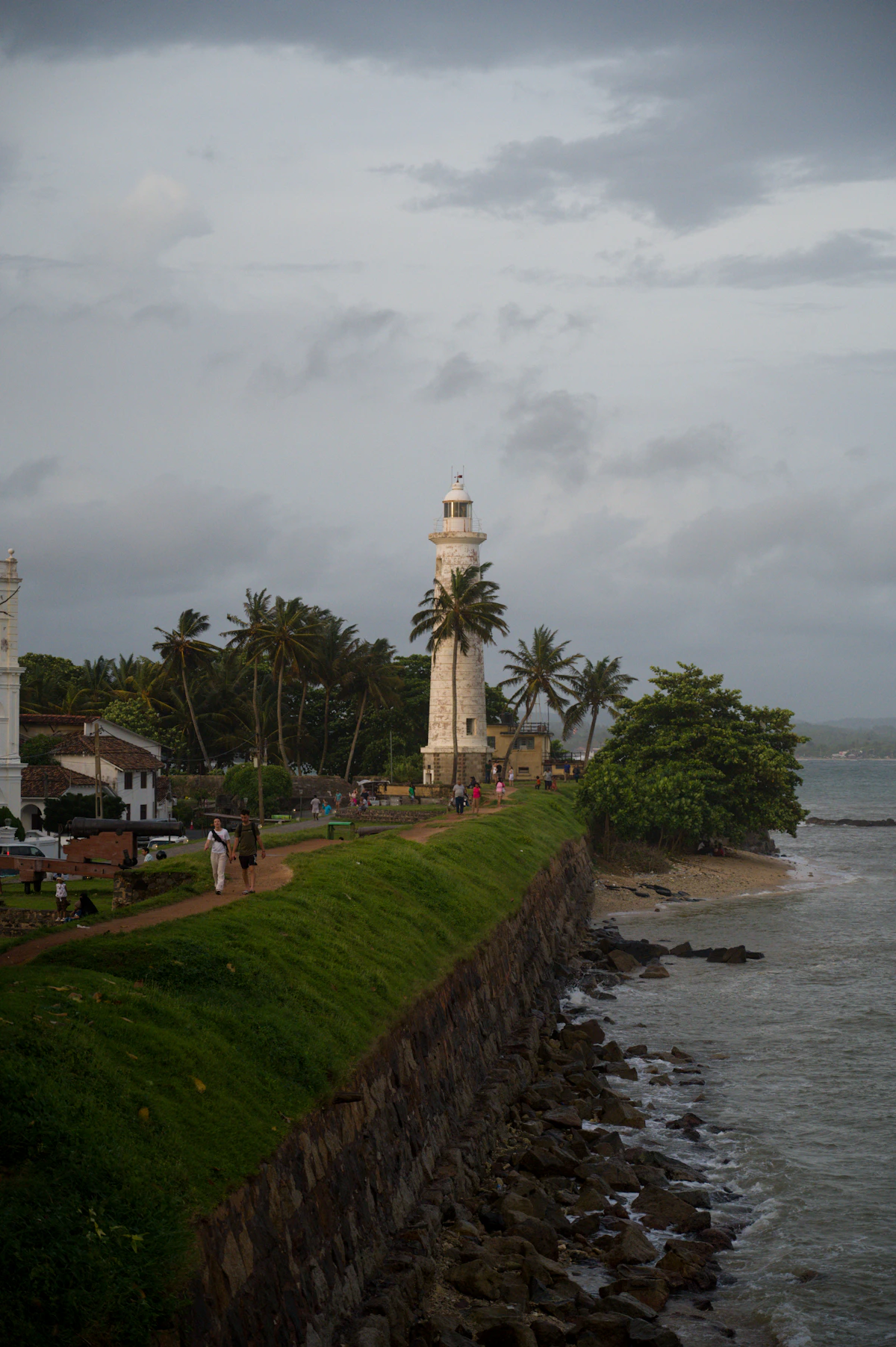 Galle lighthouse on the coast