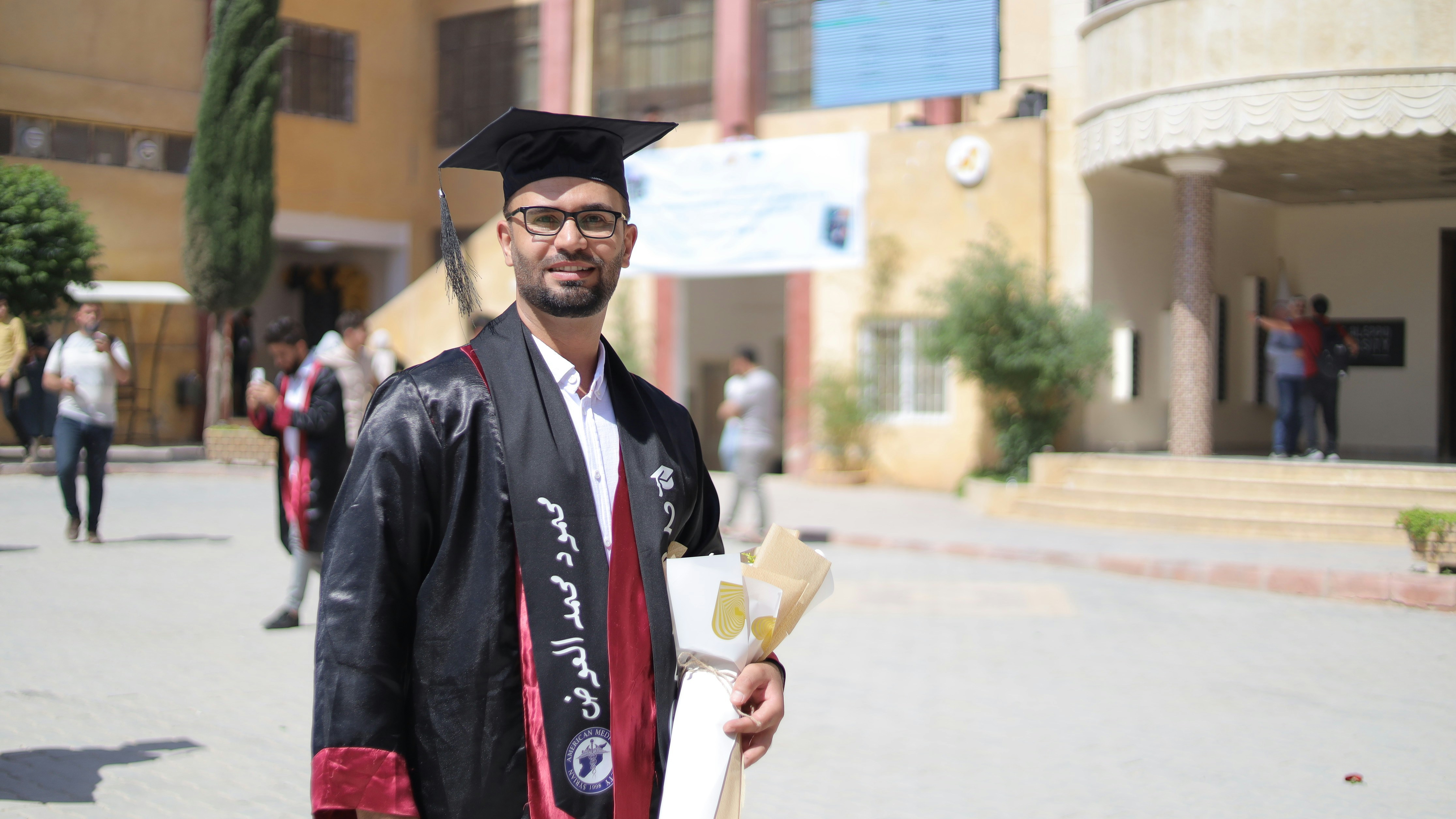 Medical graduate with diploma