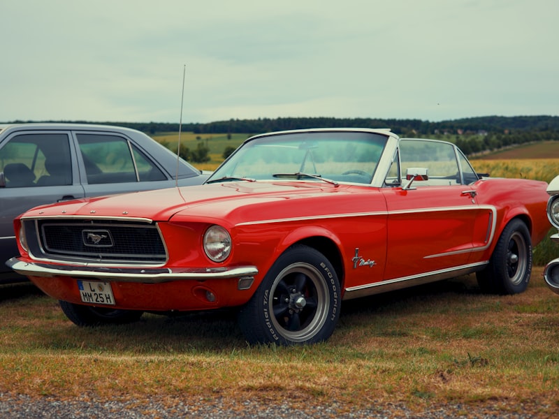 Classic 1960s Ford Mustang ready for export