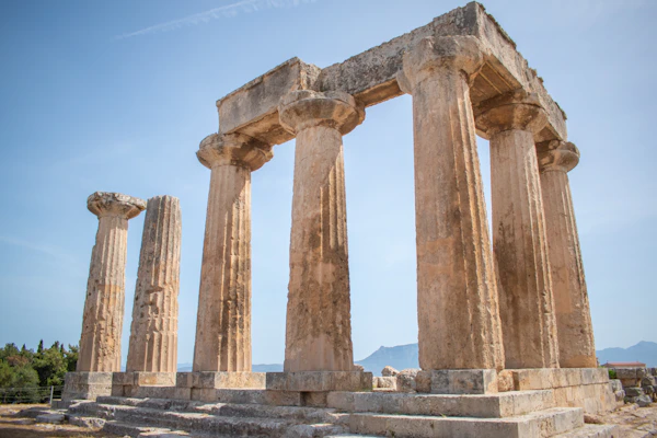 Classical Corinthian columns