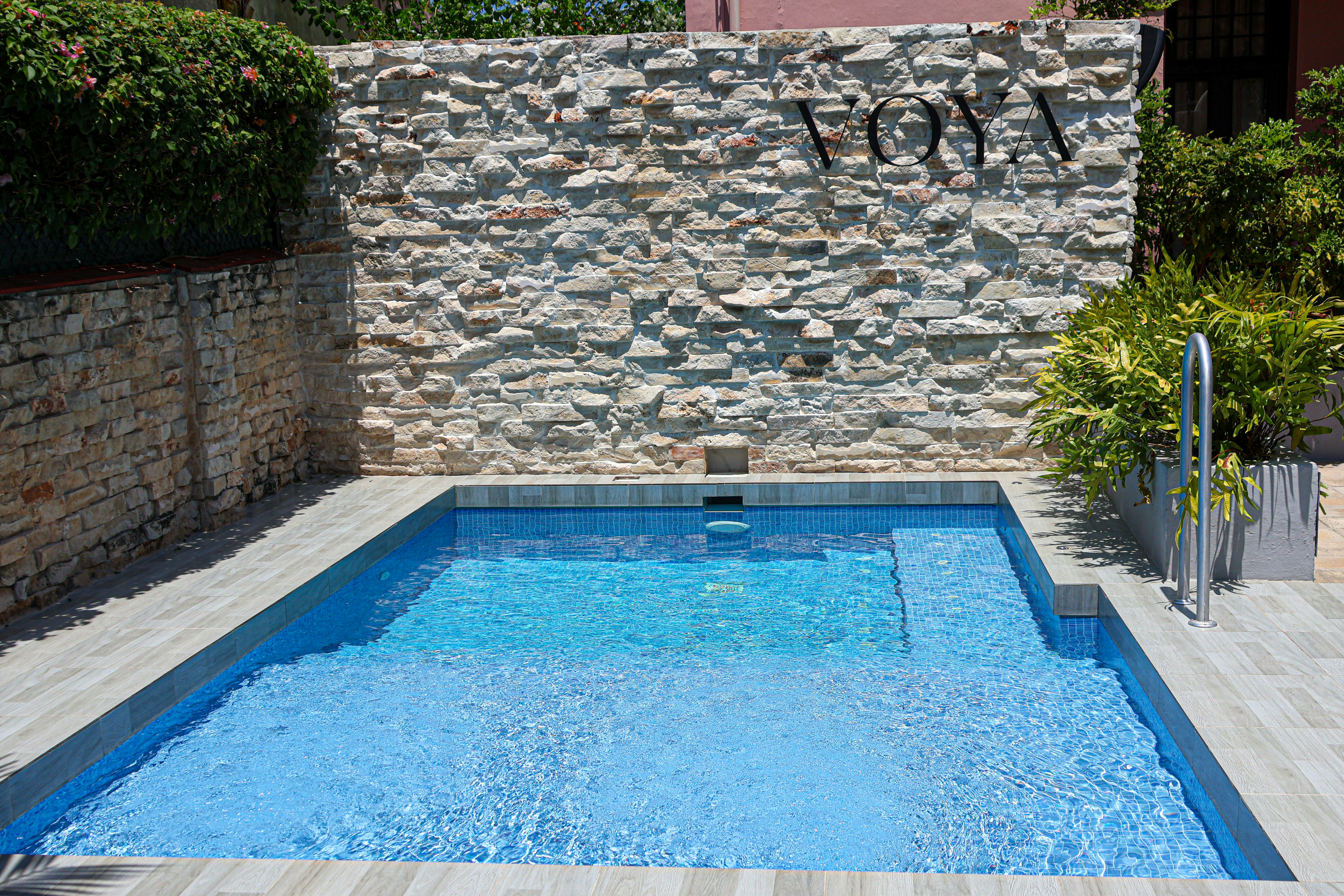 Pool renovation work in progress