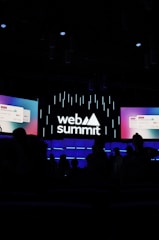 Attendees at the web summit conference.