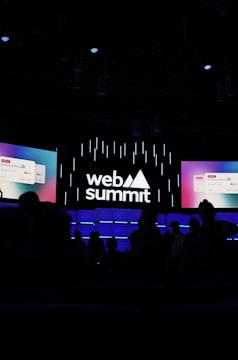 Attendees at the web summit conference.