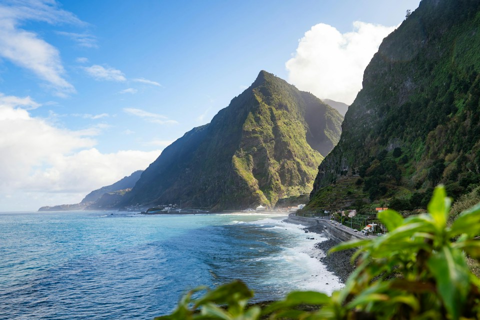 Madeira coast and hillside homes