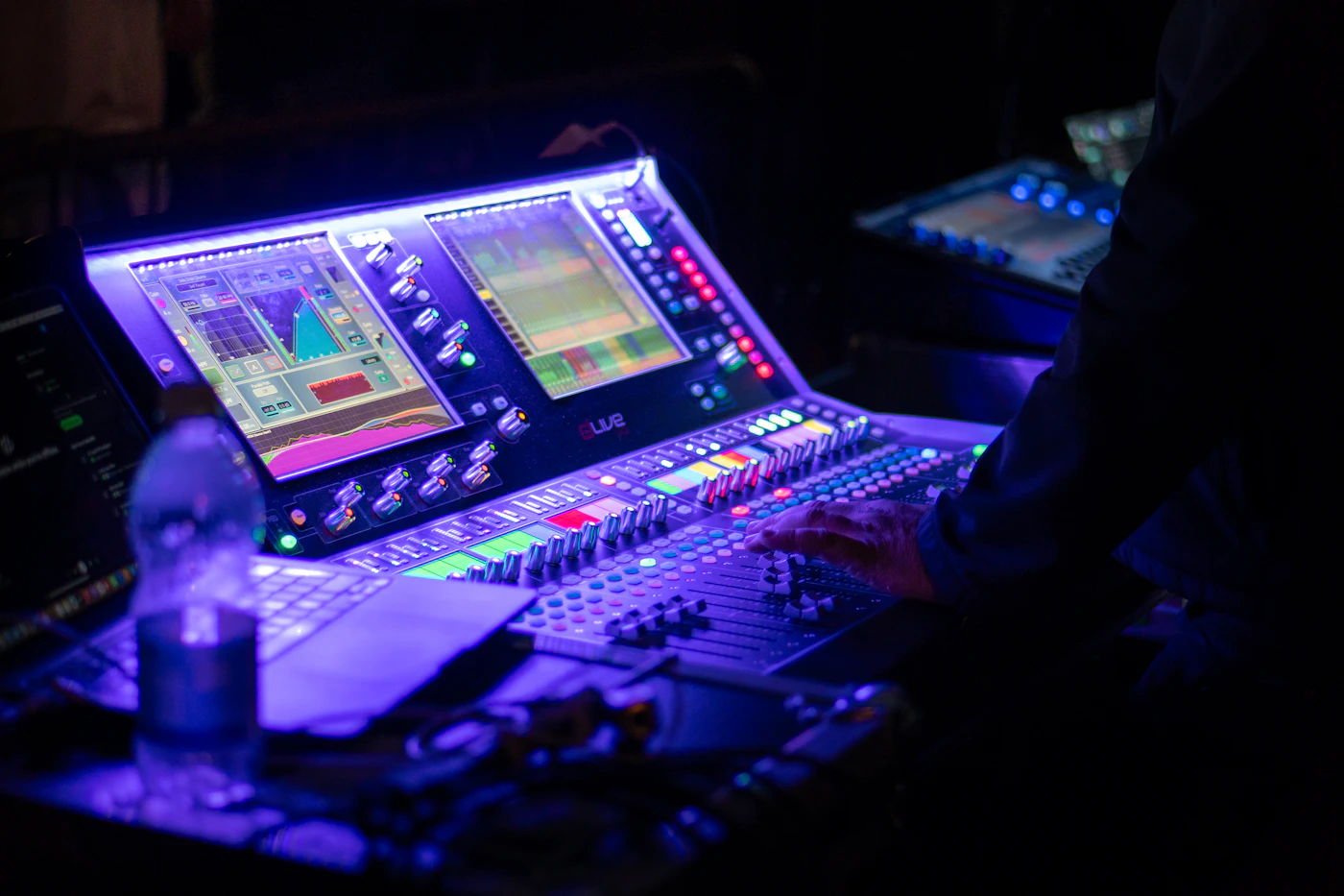 Studio mixing desk