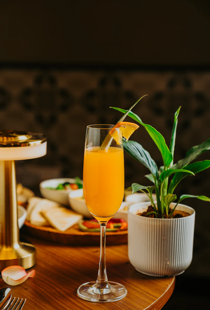 Mimosa ready to be enjoyed