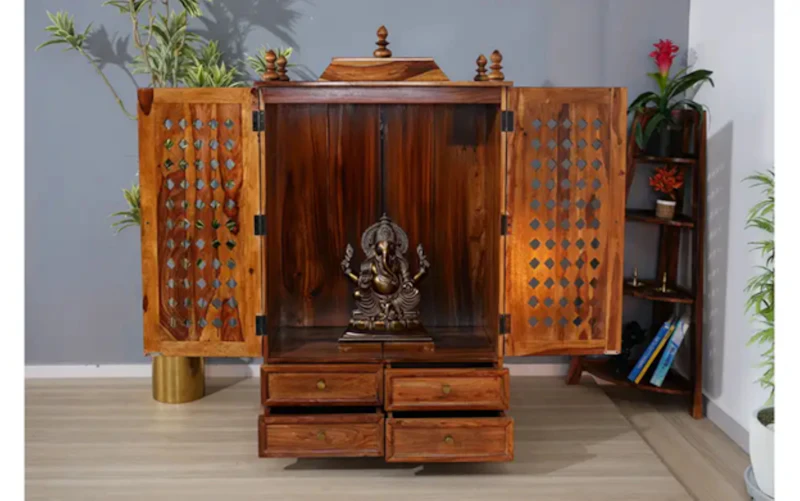 Carved Pooja Mandapam
