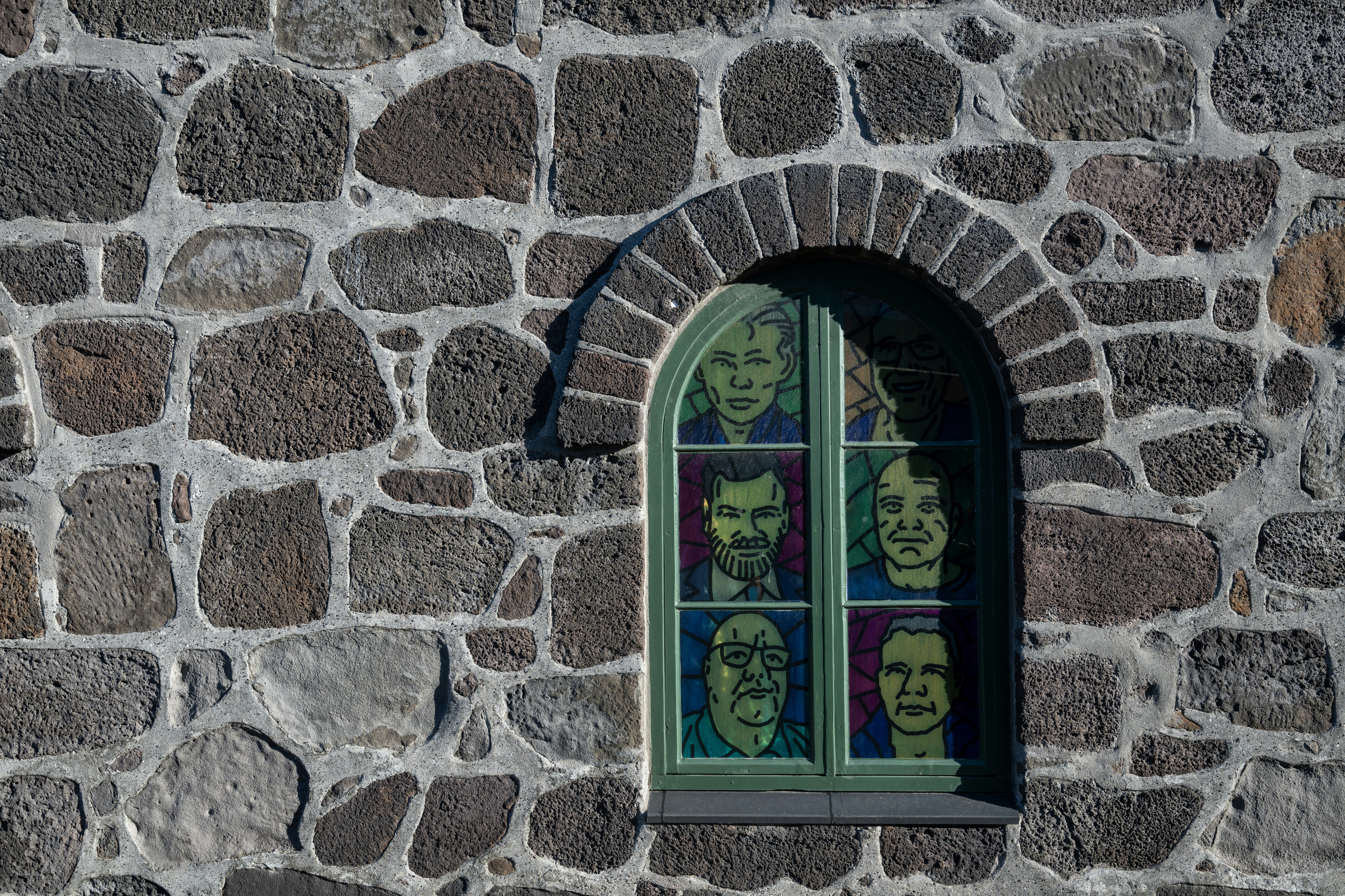 Oslo Small Modern Church Alpine Stained Glass Window Pictures ...