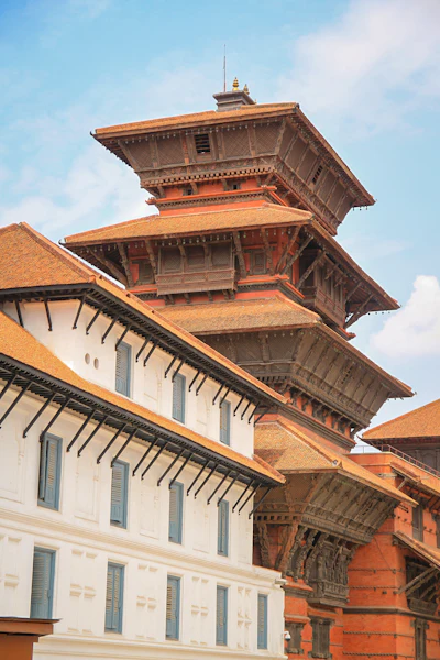 Tiered temple in Kathmandu