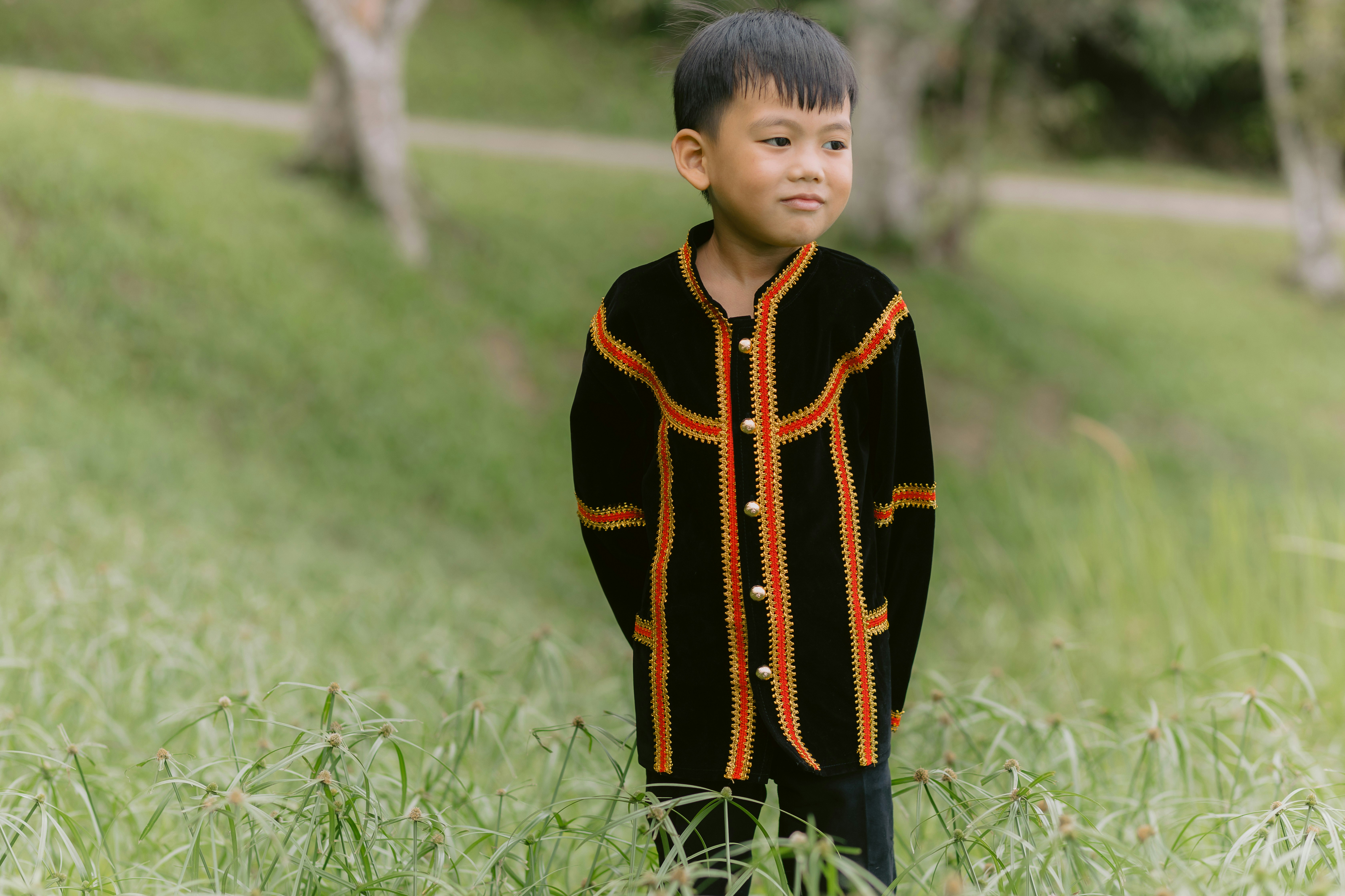 Boy in traditional clothing