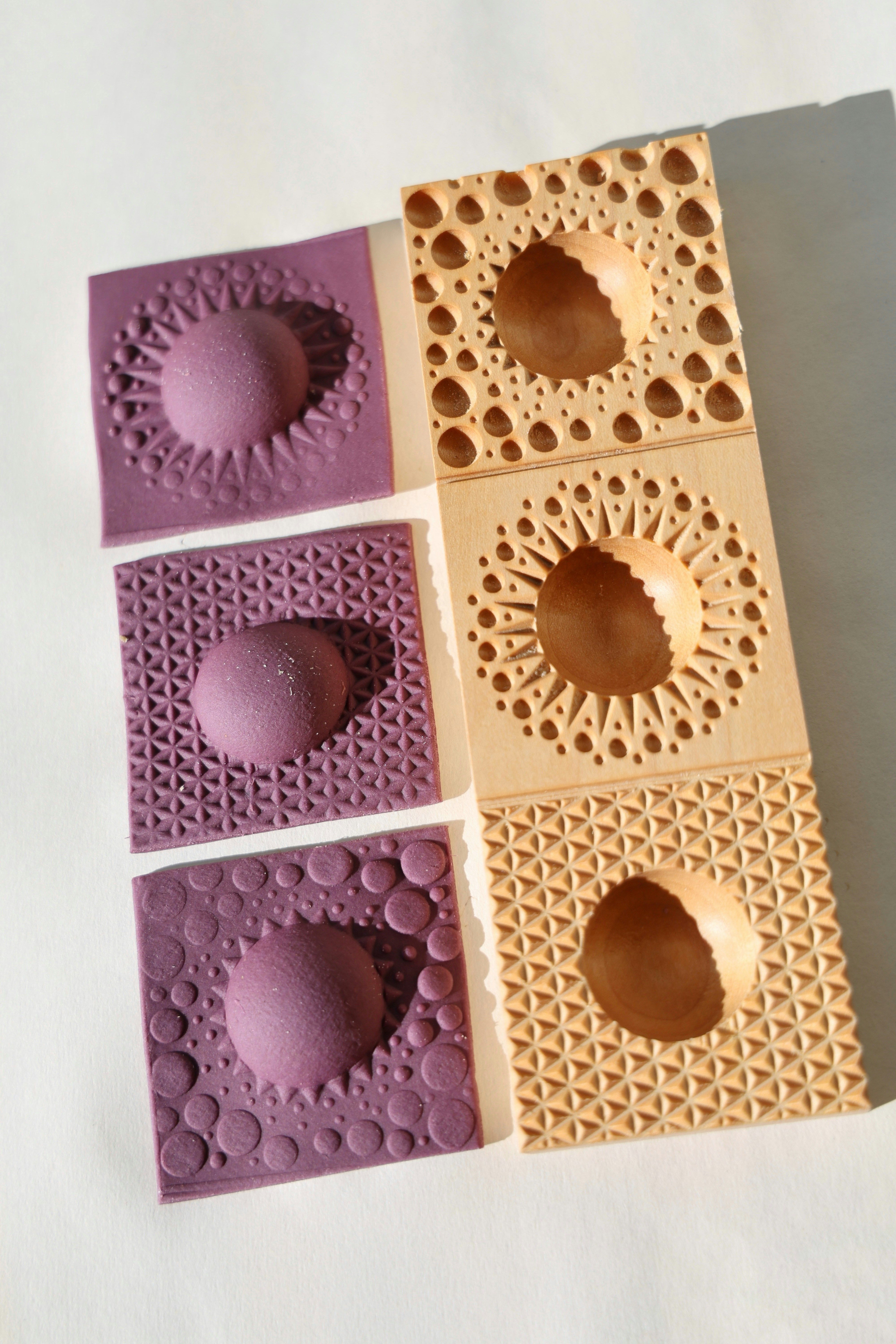 polymer clay texture tools, wallpaper, Beginner-Friendly Polymer Clay Crafts: Combining Fabric and Clay 2