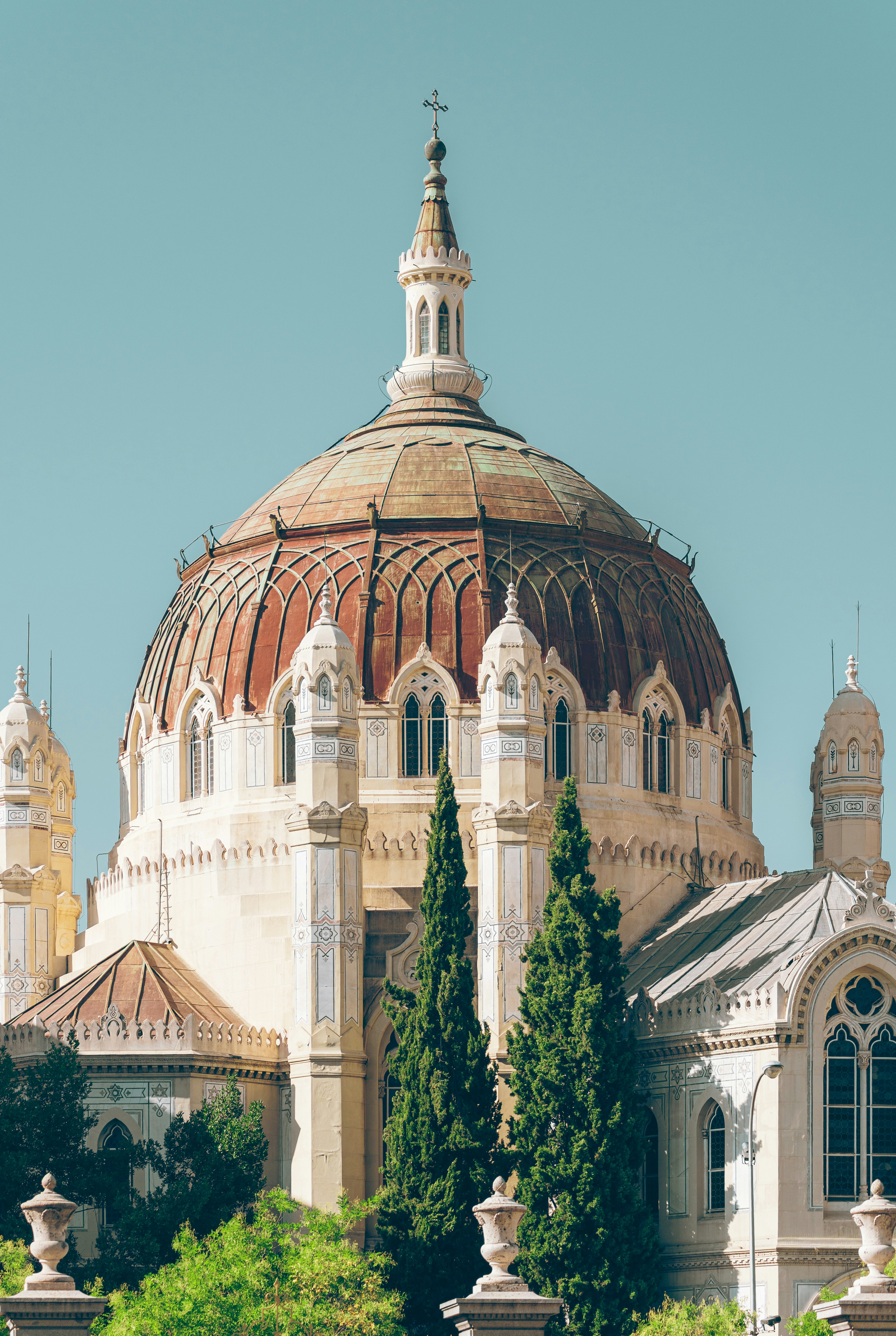 A beautiful dome of a magnificent church.
