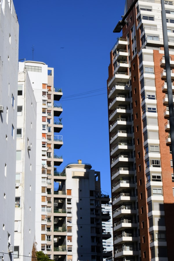 Apartment towers