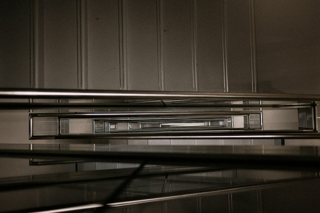 built-in oven closeup