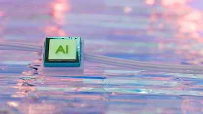 A square of aluminum is resting on glass.