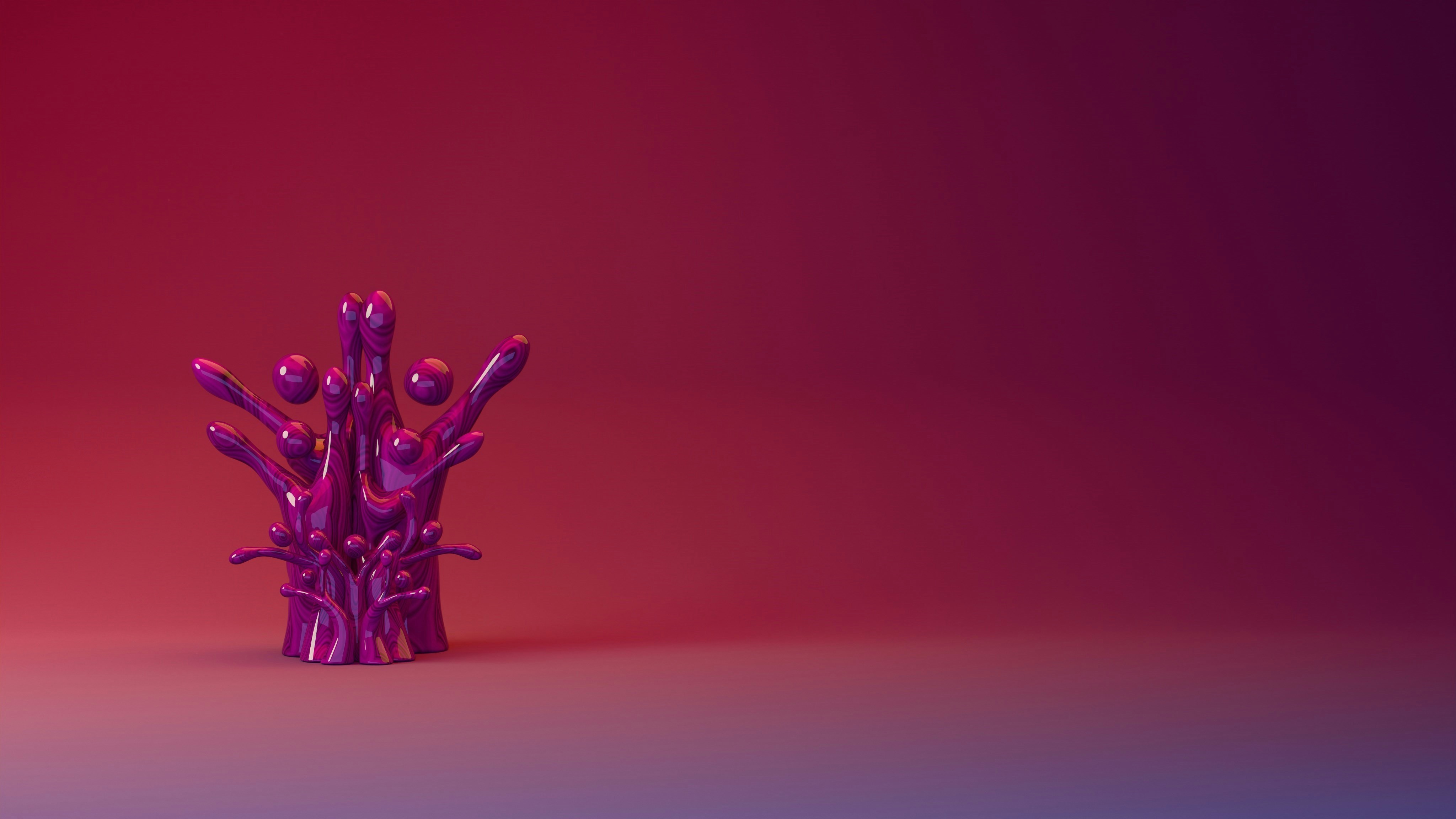 Group of abstract human-like figures arranged in a tree shape