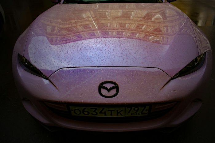 Pink gloss full colour change wrap