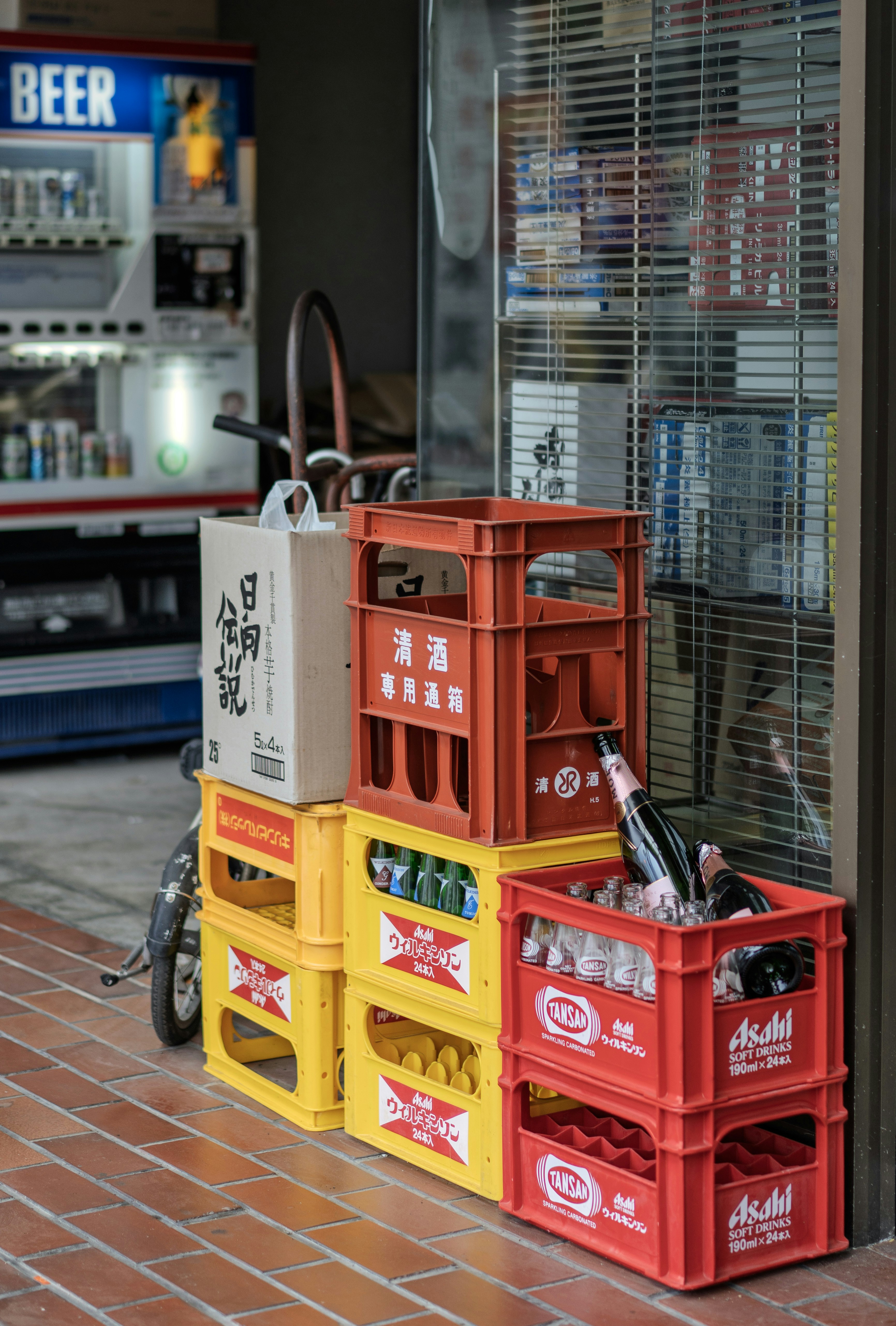 Shopping cart with electronics store background