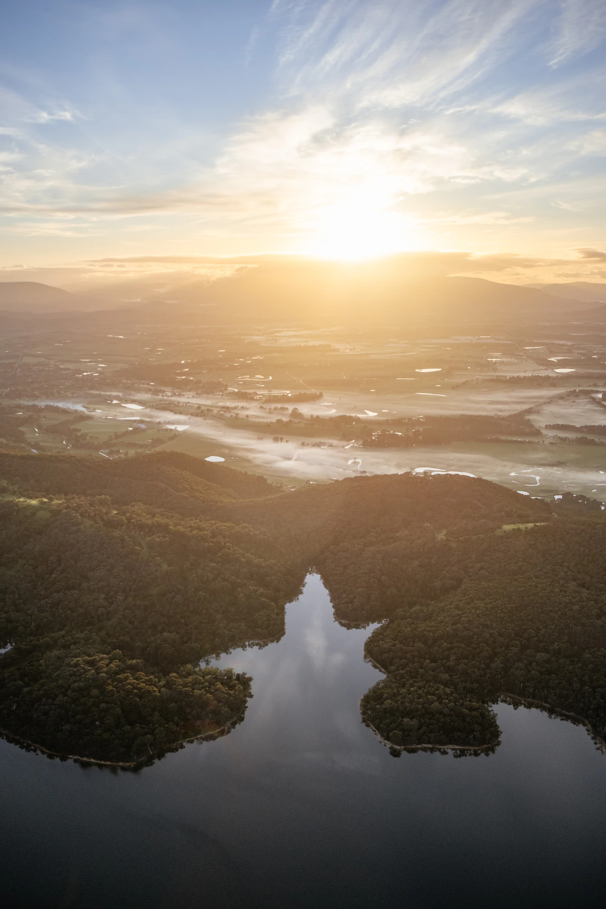 Sonnenaufgang als Symbol für den Morgen nach einer unruhigen rauchfreien Nacht