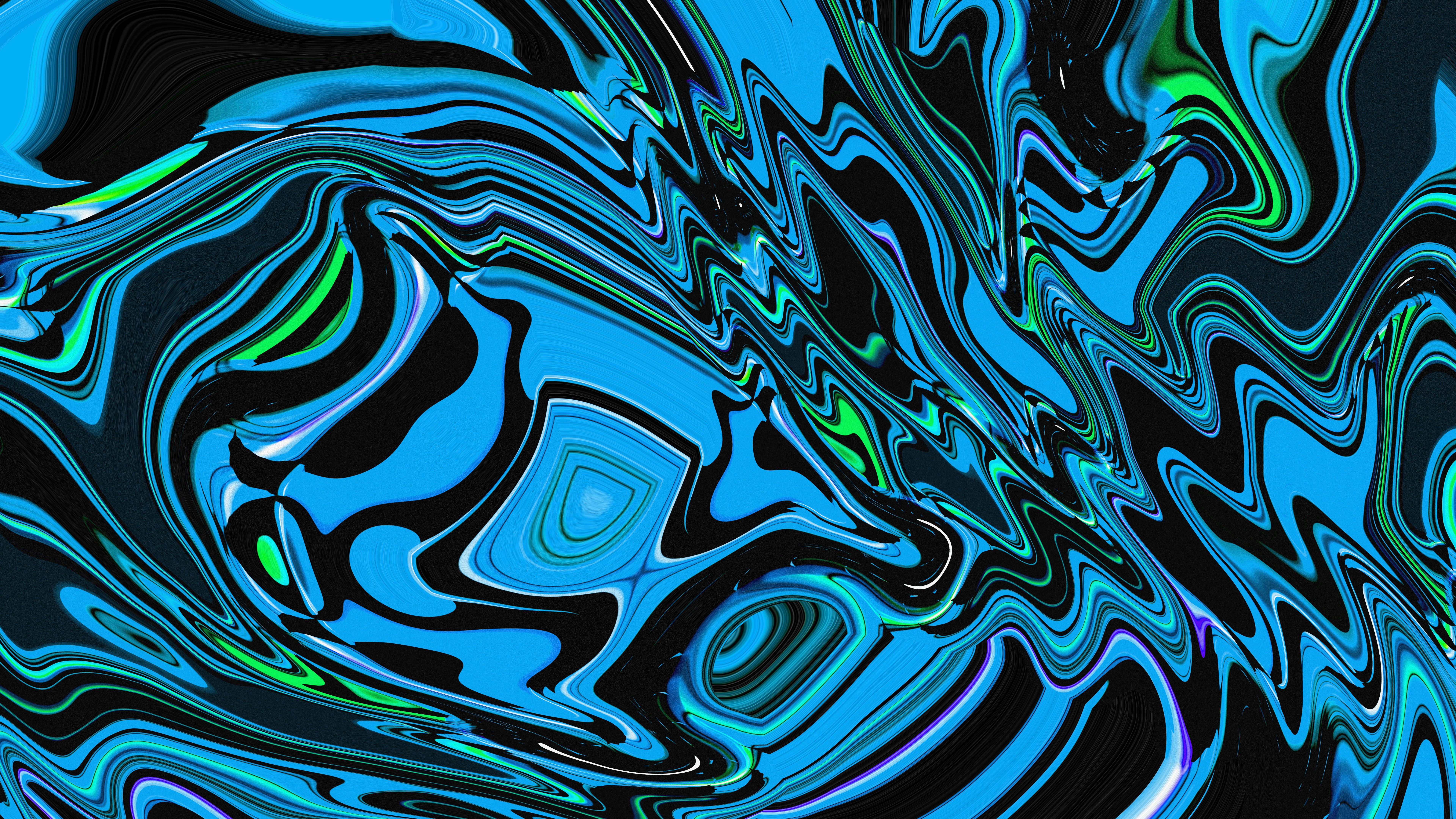 Arte abstracto arremolinado en azul, negro y verde. foto – Imagen de  Abstracto gratuita en Unsplash, image size:3000x1688