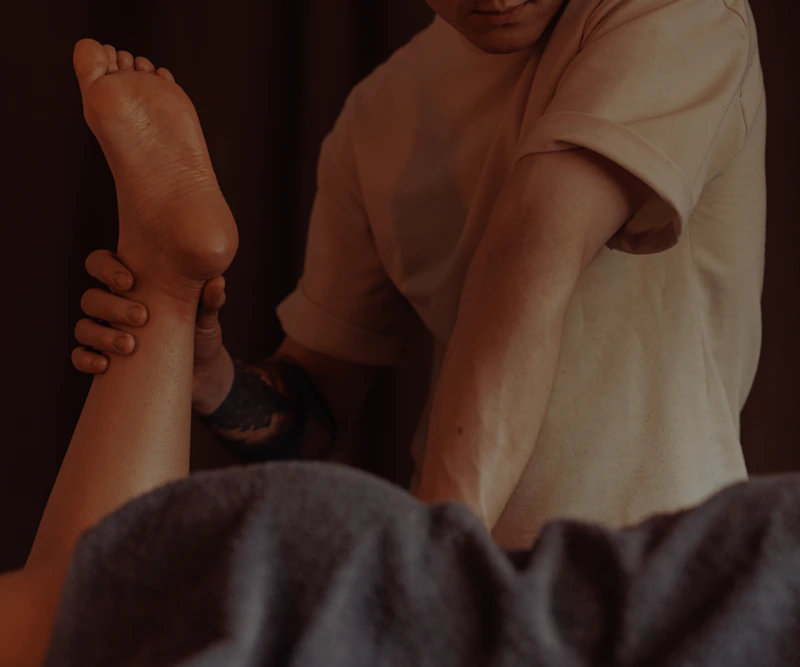 Leg and head spa treatment