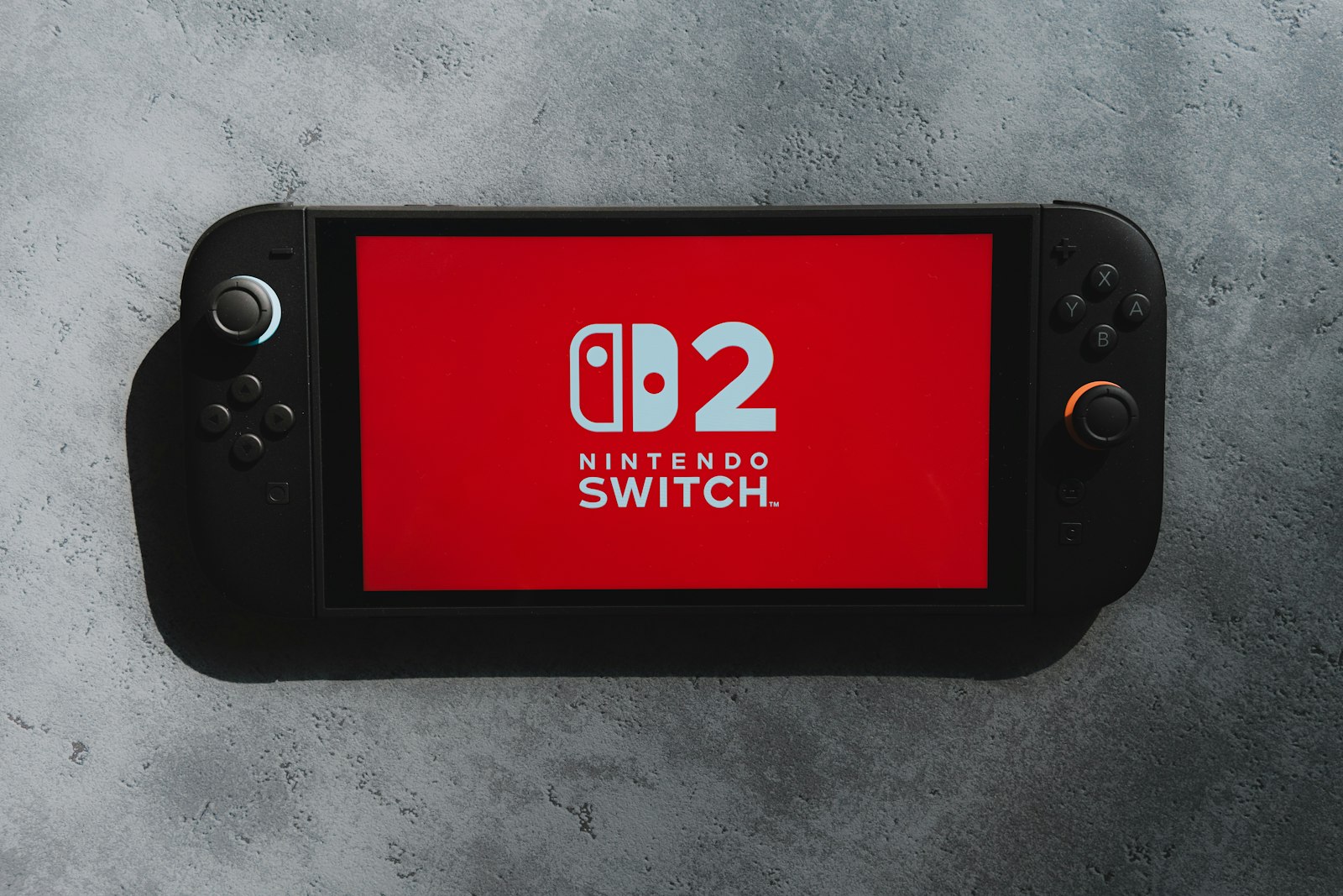 Nintendo Switch 2 avec écran rouge