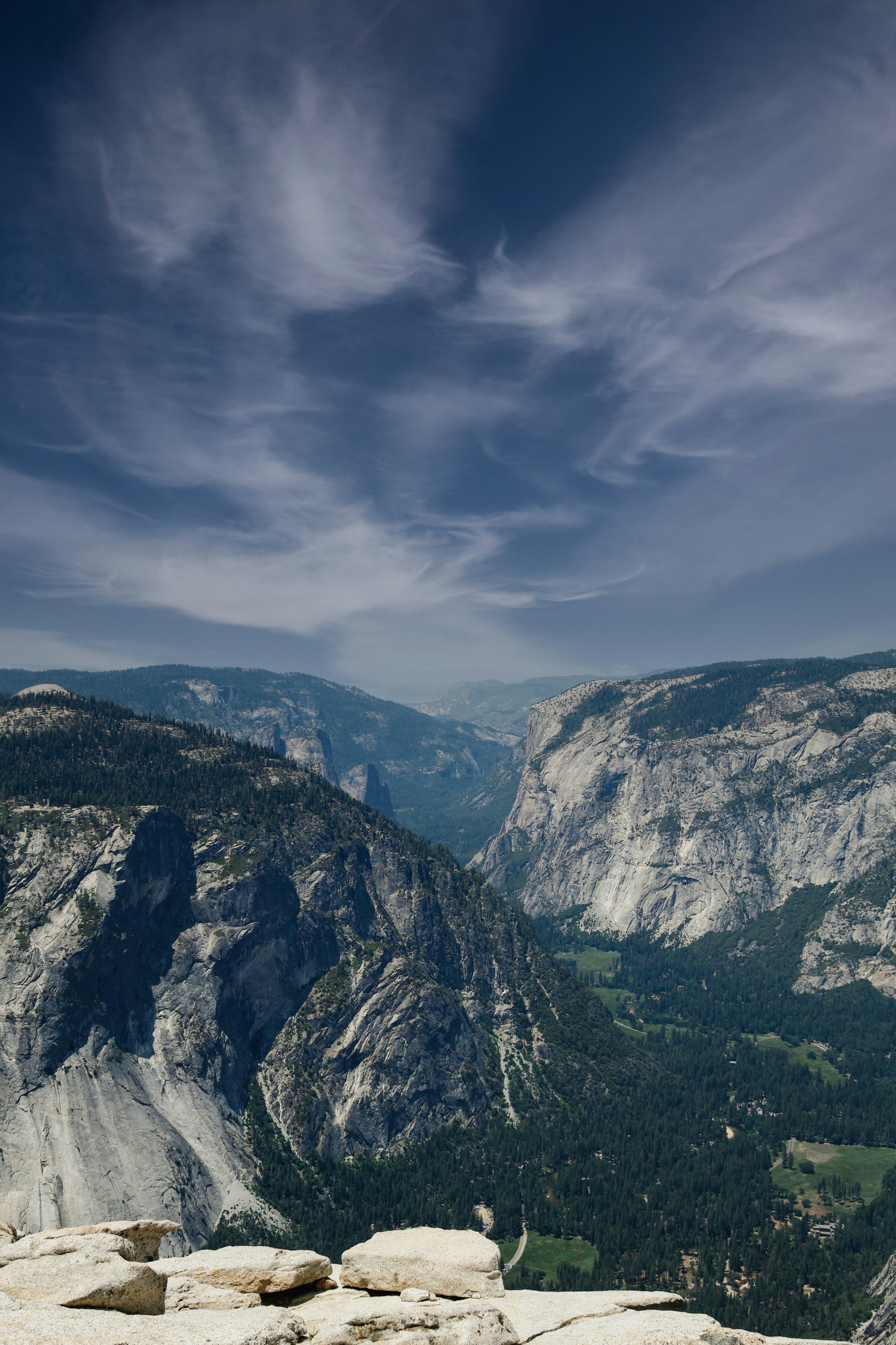 Majestic mountain landscape under a cloudy sky.
