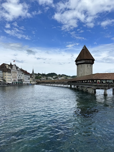 Luzern mit Kapellbrücke und Wasserturm