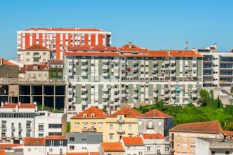 Cityscape featuring buildings with various architectural styles